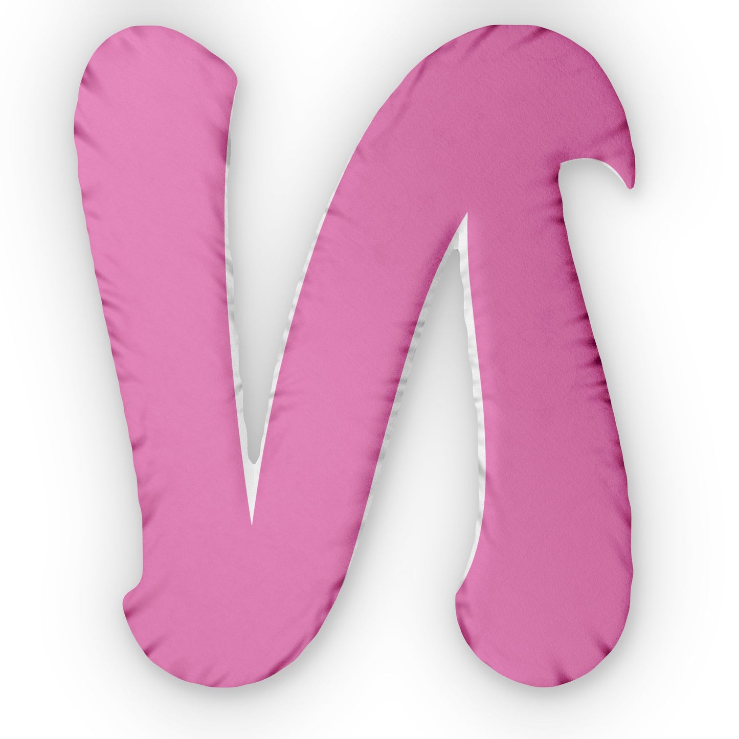 Letter N Custom Shaped Pillow | Monogram Alphabet Cushion