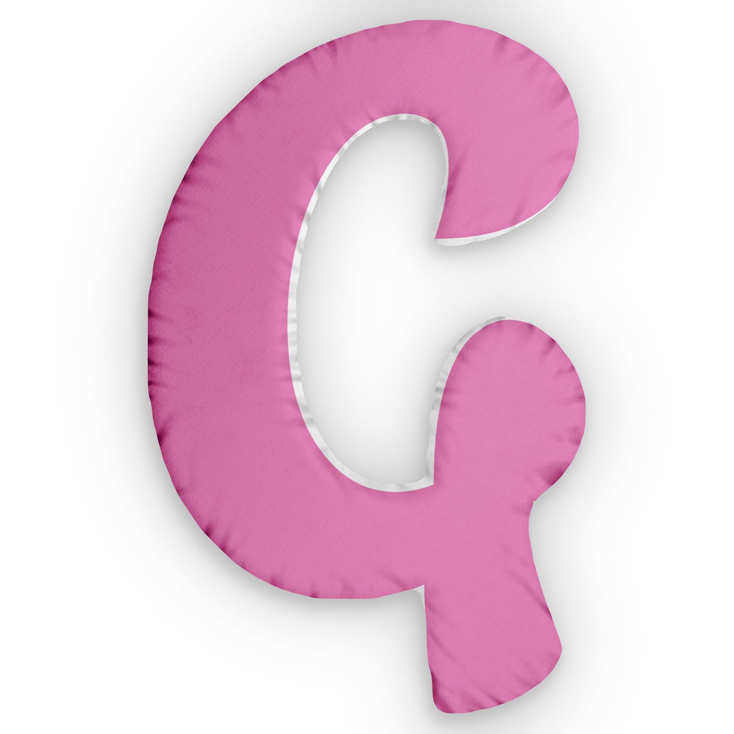 Letter G Custom Shaped Pillow | Monogram Alphabet Cushion