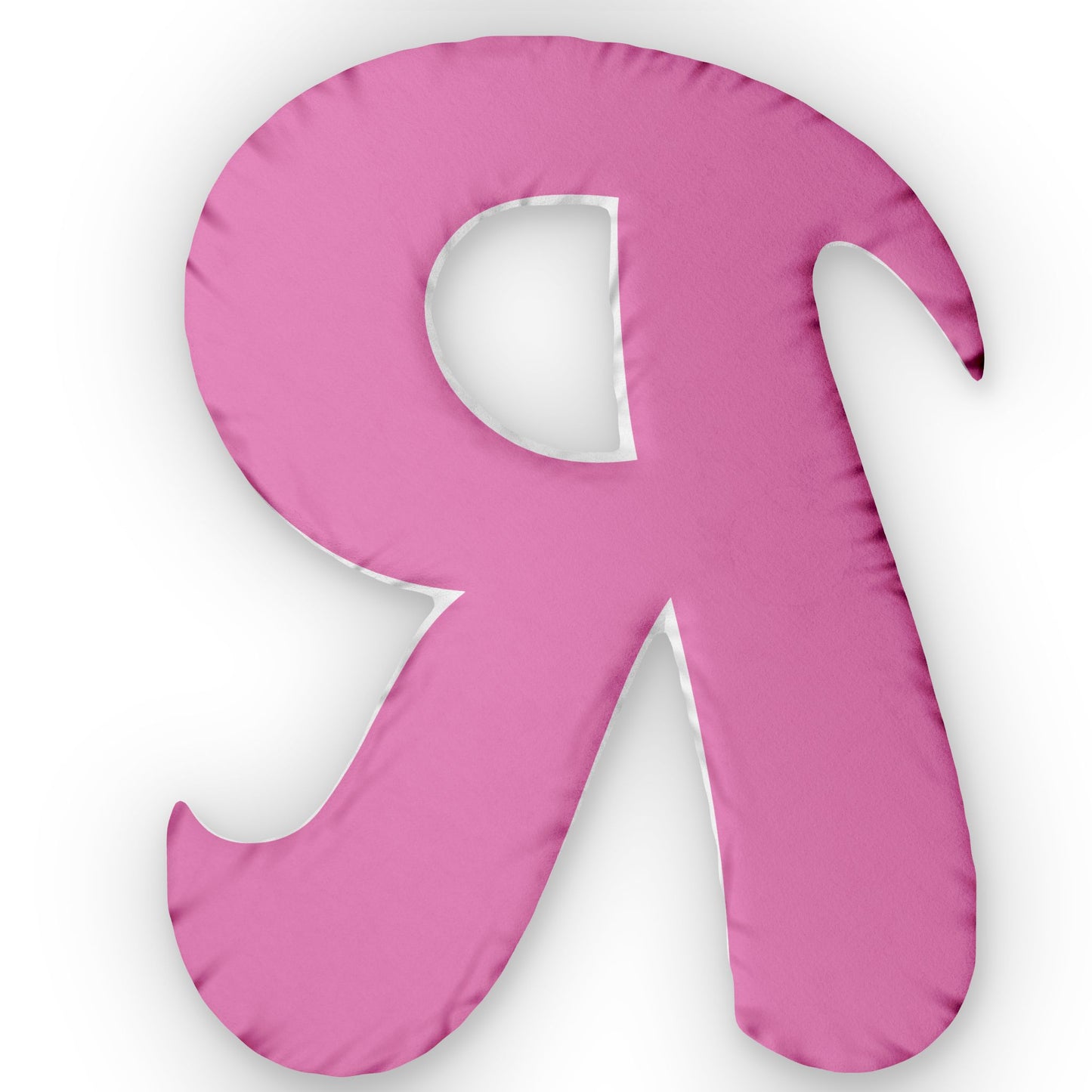 Letter R Custom Shaped Pillow | Monogram Alphabet Cushion