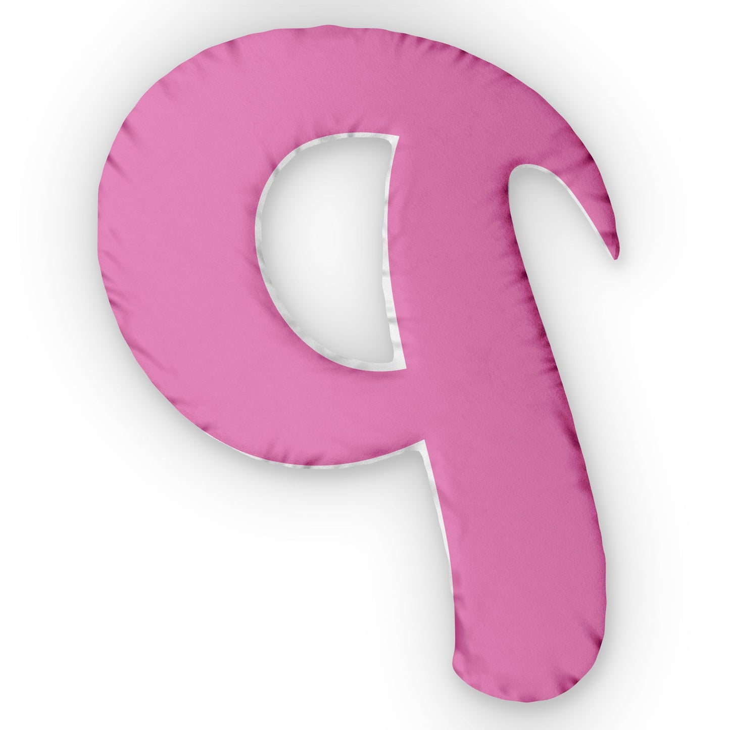 Letter P Custom Shaped Pillow | Monogram Alphabet Cushion