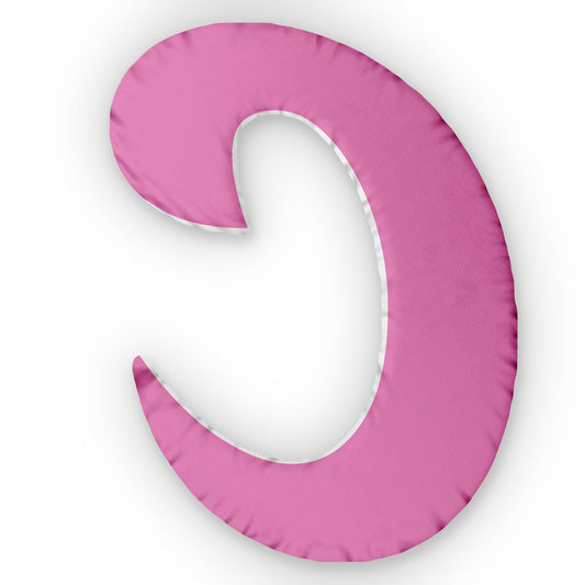 Letter C Custom Shaped Pillow | Monogram Alphabet Cushion