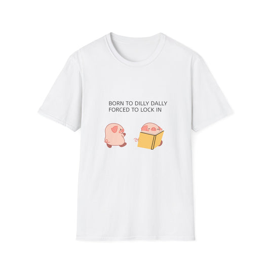 Forced to Lock In Piggy T-Shirt