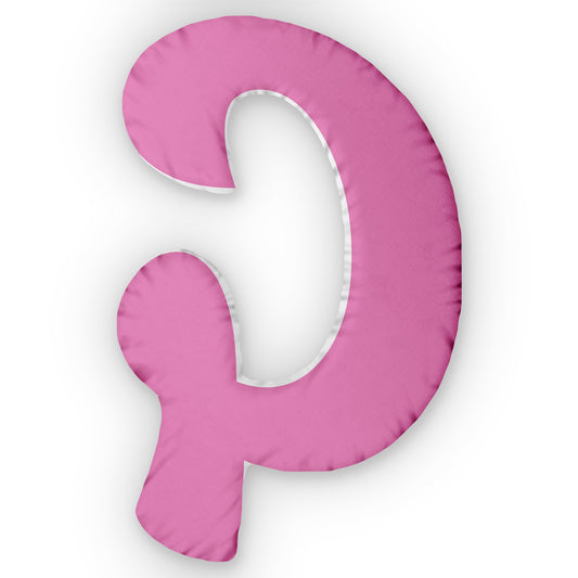 Letter G Custom Shaped Pillow | Monogram Alphabet Cushion