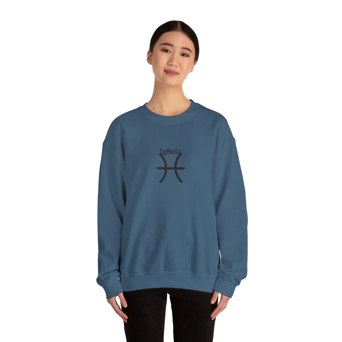 Astrological Pisces Crewneck Sweatshirt, Horoscope Apparel, Zodiac Gift, Cozy Layering, Astrology Fashion, Star Sign Sweatshirt