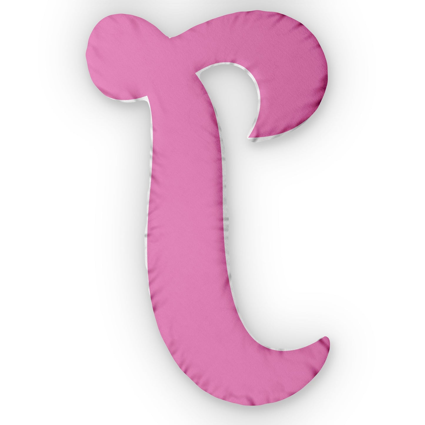 Letter J Custom Shaped Pillow | Monogram Alphabet Cushion