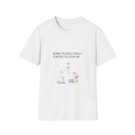 Forced to Lock In Goose T-Shirt